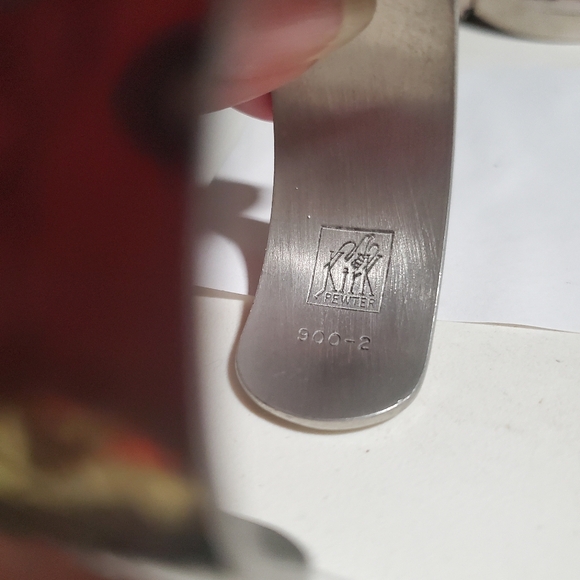 Vintage Pewter Bracelet by Kirk Stieff - Violet - Picture 5 of 6